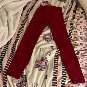 Lululemon Align Leggings 25” sz 4 - red